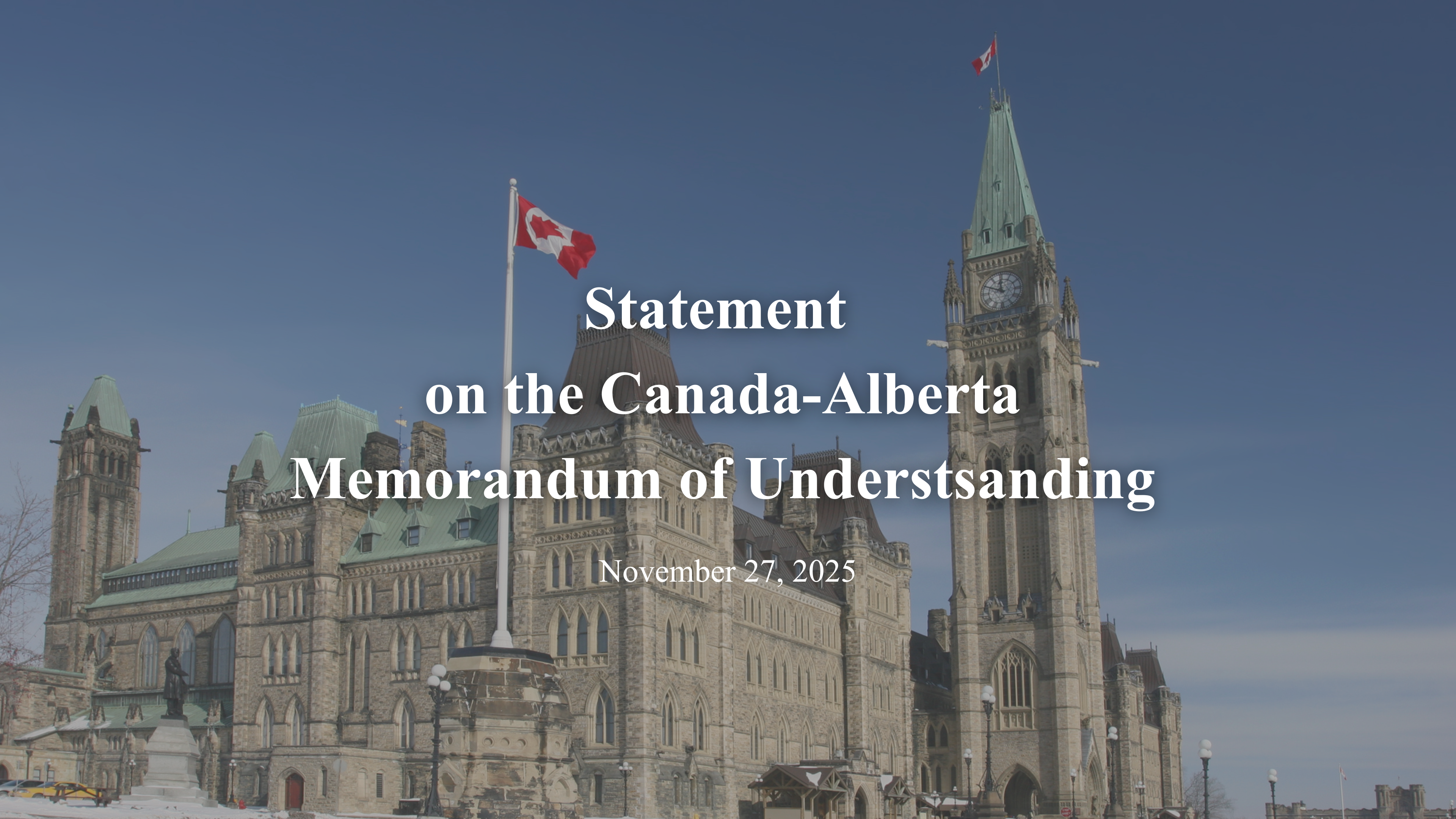 Canada-Alberta Memorandum of Understanding