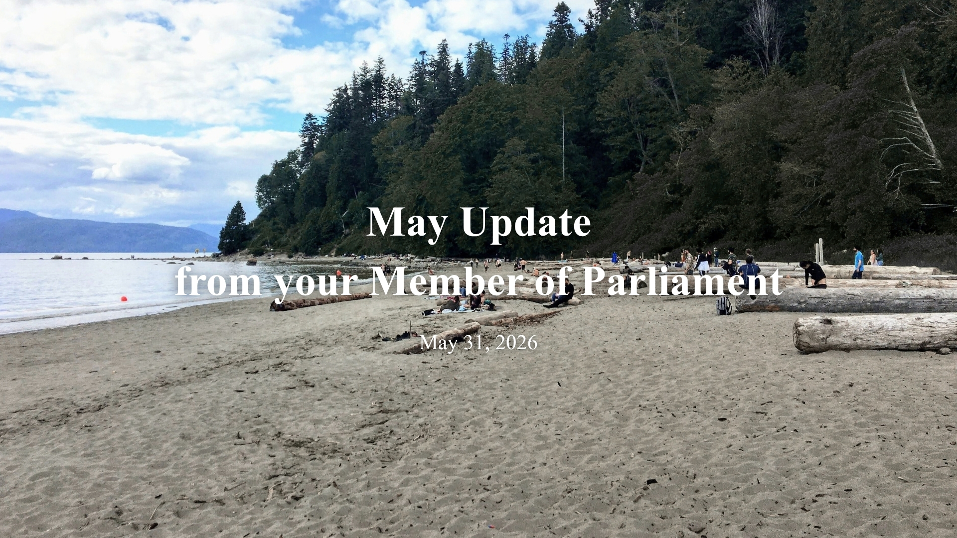 May Update from your Member of Parliament